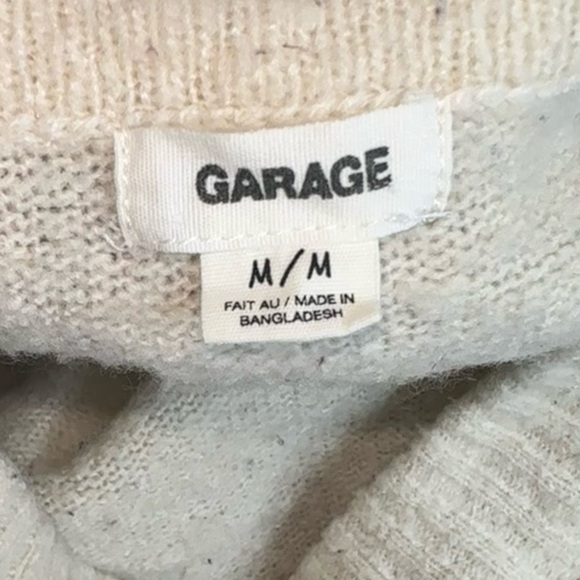 Garage beige Cozy Cream Women's Sweater M - Picture 3 of 3